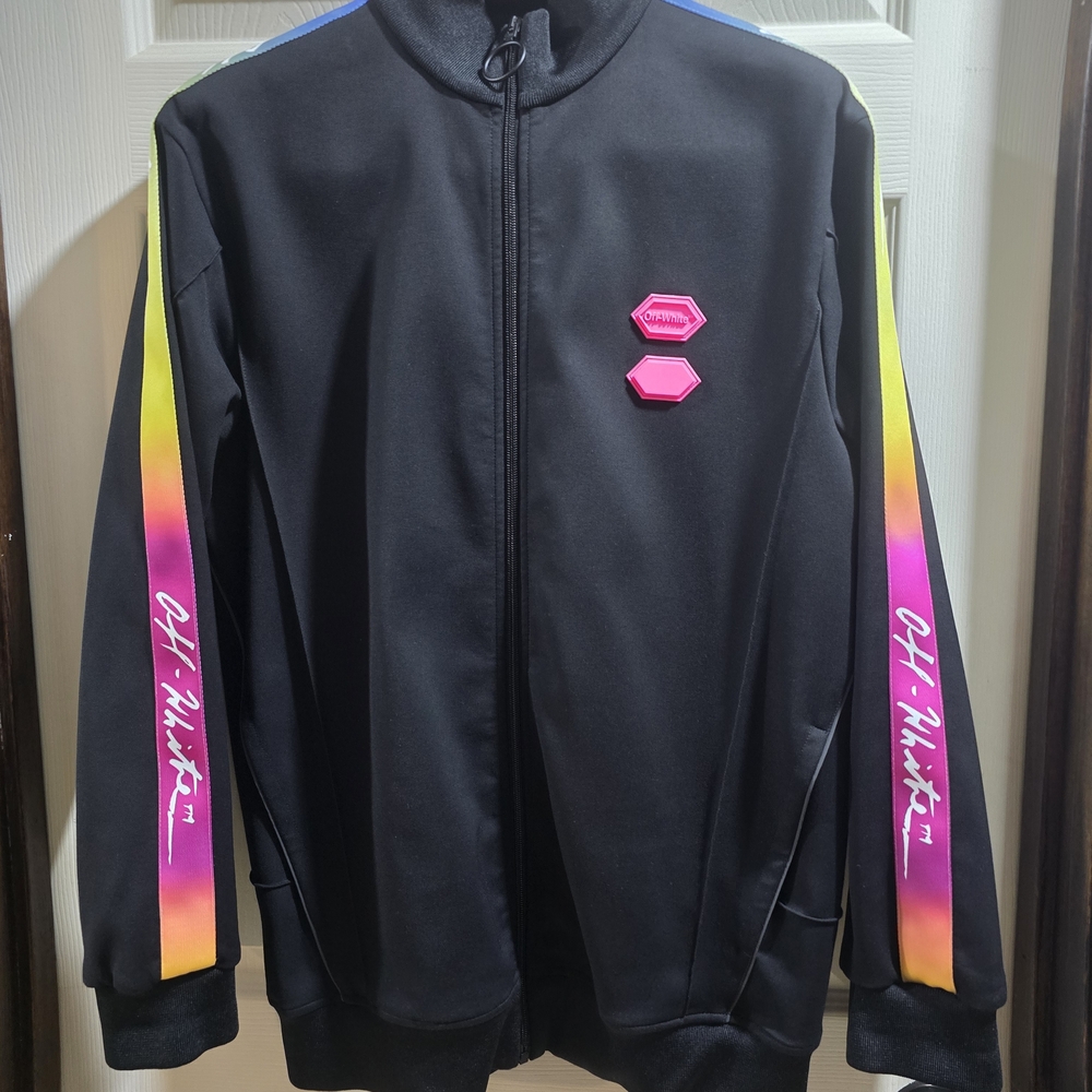 Off-White Rubber Retro Zipper Jacket